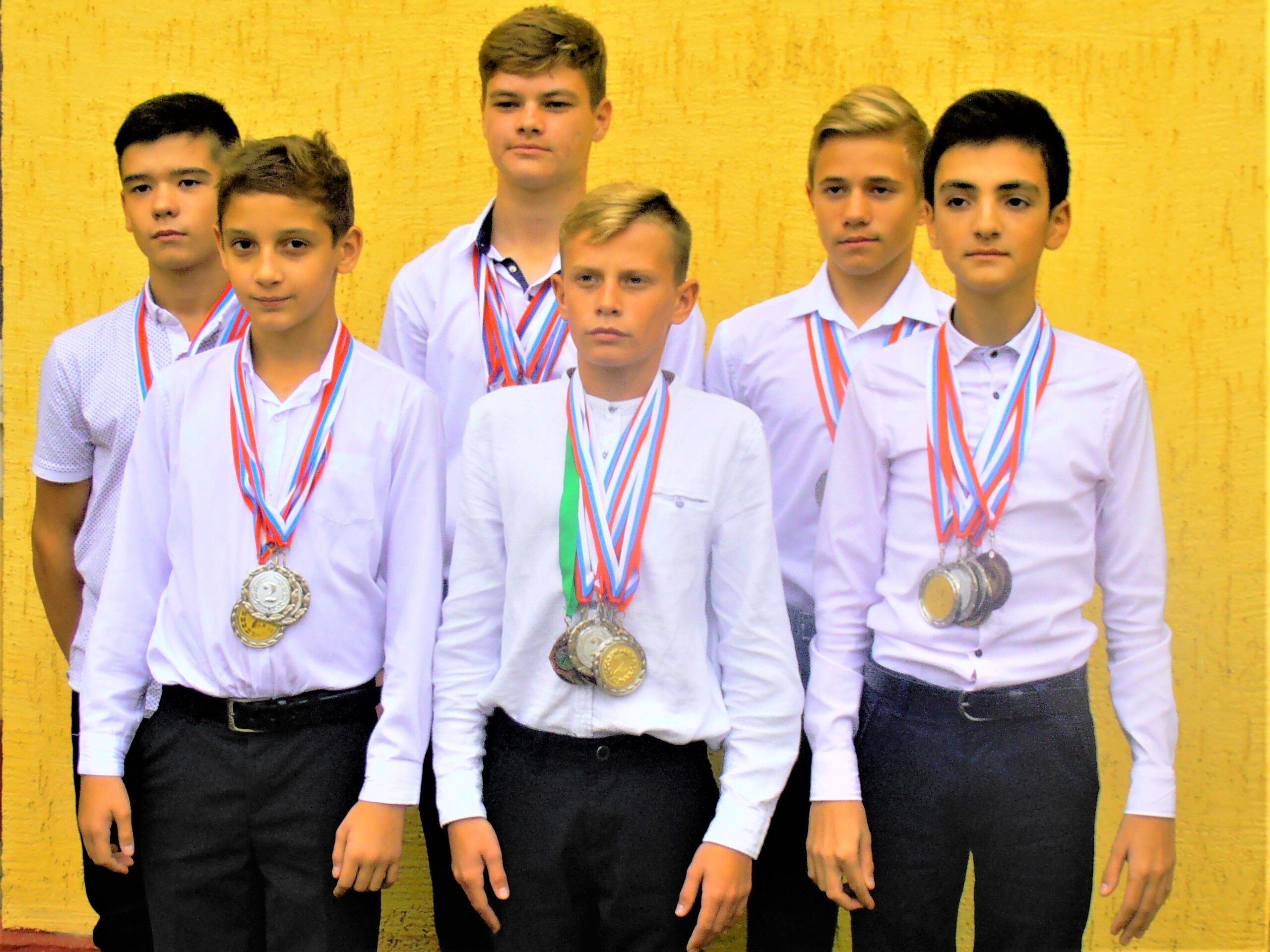 В Абинском спорткомплексе чествовали юных спортсменов