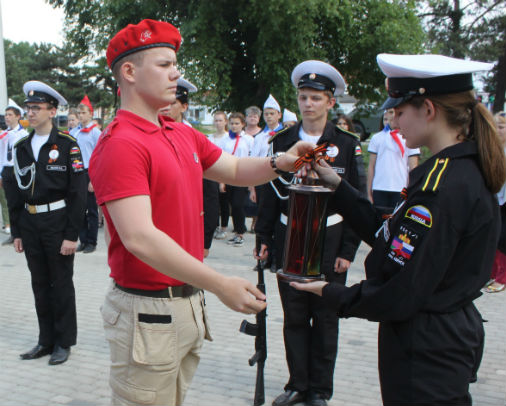 Абинский район принял участие в краевой патриотической акции «Эстафета памяти»