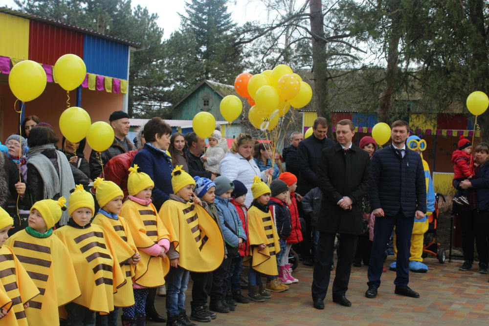 В поселке Ахтырском открылась модульная пристройка на 60 мест к детскому саду №44