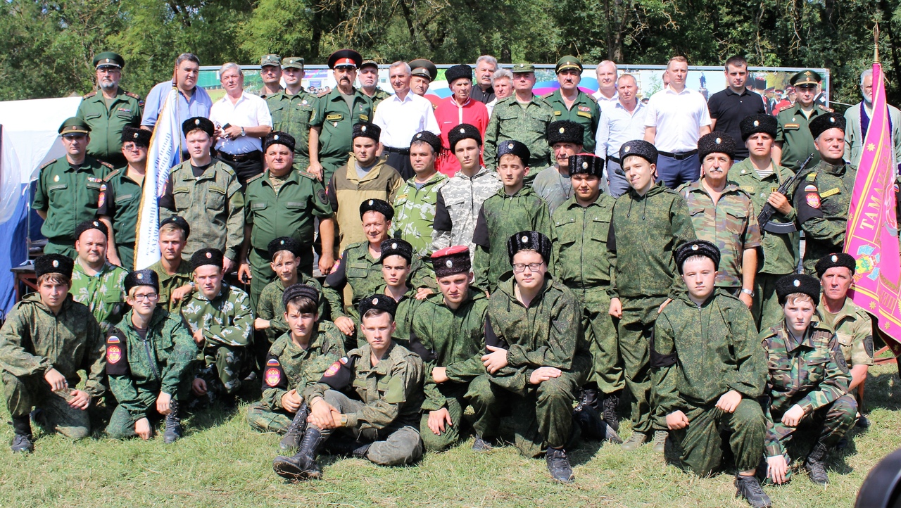 В Абинском районе прошли военно-полевые сборы Первой Таманской казачьей дивизии