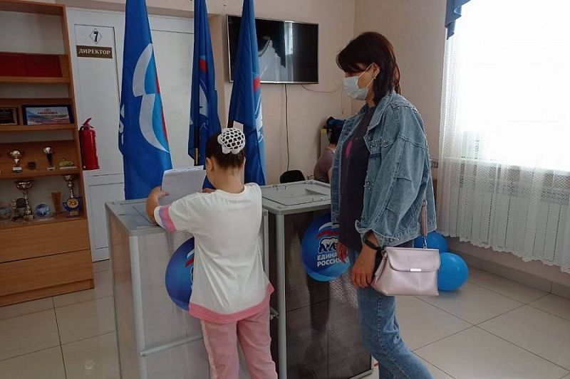 В очном голосовании «Единой России» приняли участие почти 78 тысяч кубанцев