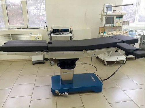 Новый операционный стол установили в Абинской районной больнице
