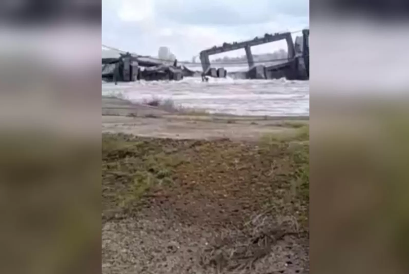Обрушение плотины произошло на Федоровском гидроузле