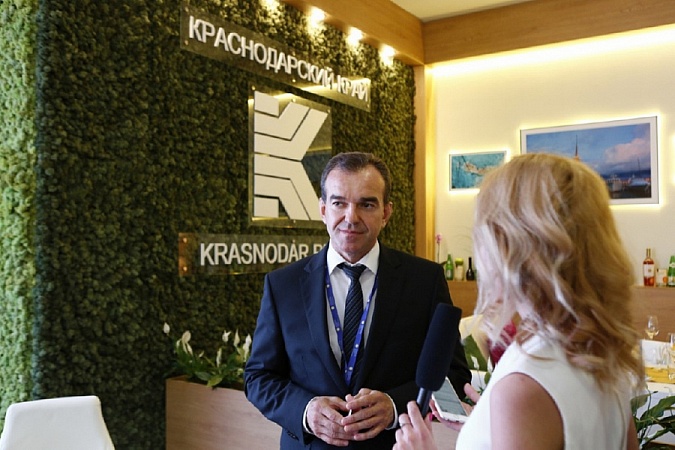 Вениамин Кондратьев: Краснодарский край на ПМЭФ-2022 планирует заключить инвестсоглашения на сумму более 150 млрд рублей