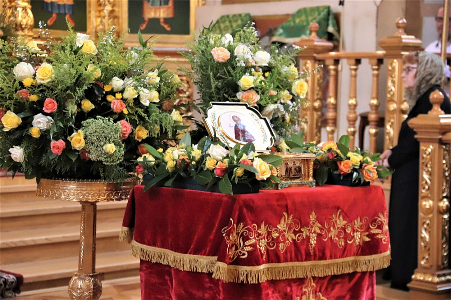 Мощи святого преподобного Сергия Радонежского привезли в храм Краснодара