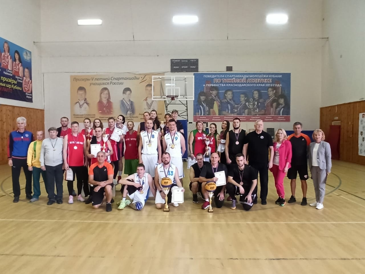 Команда Абинского района победила в Спартакиаде трудящихся Краснодарского края по баскетболу 3*3.
