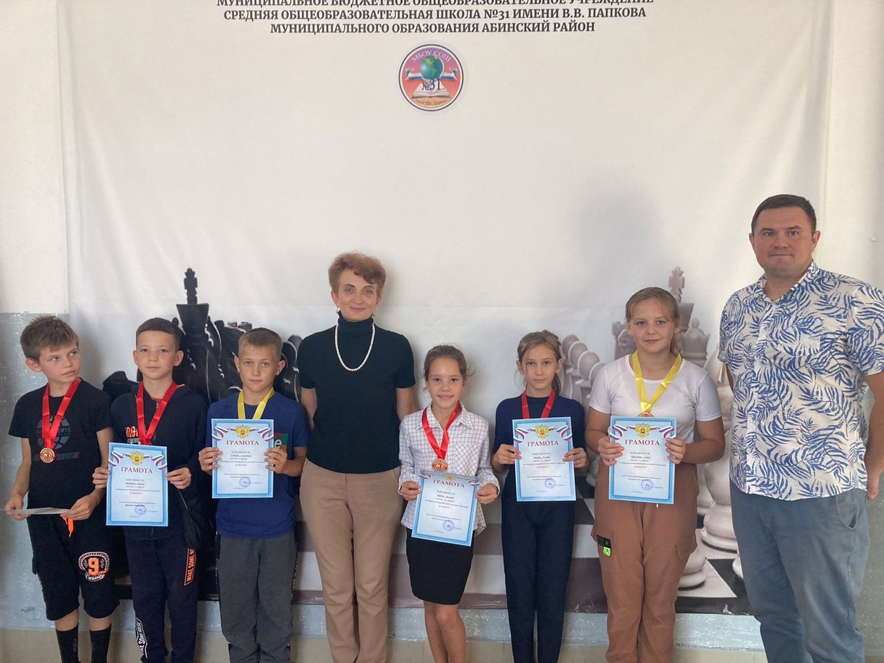 Более 60 ребят участвовали в первенстве по шахматам в Абинском районе