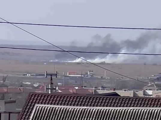 Возгорание в плавневой зоне произошло в Темрюкском районе