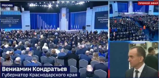 Вениамин Кондратьев дал интервью журналистам «России 24» перед посланием Президента РФ Федеральному Собранию
