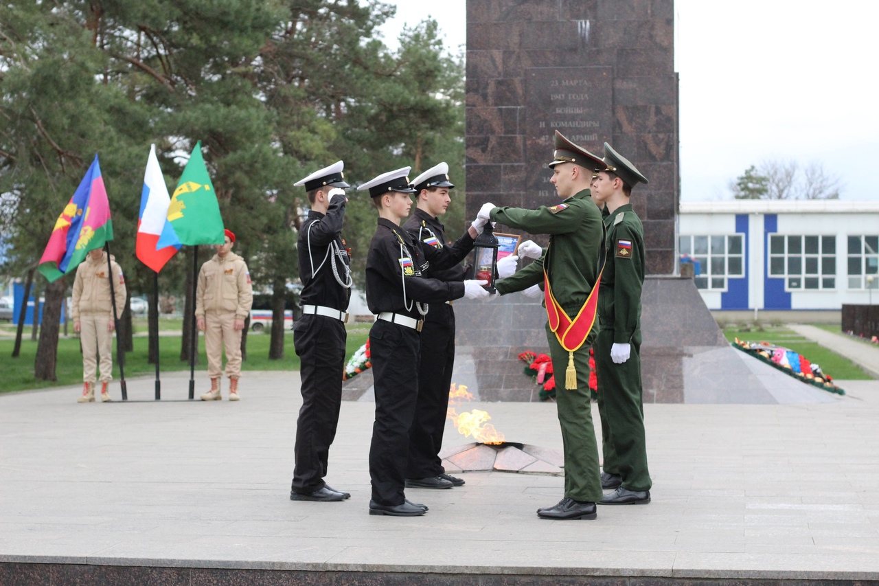 В Абинске прошли мероприятия в честь Дня освобождения района от фашистов