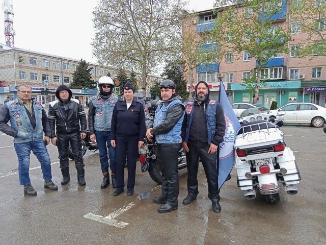 Мотоциклисты прошли инструктаж в Абинском районе