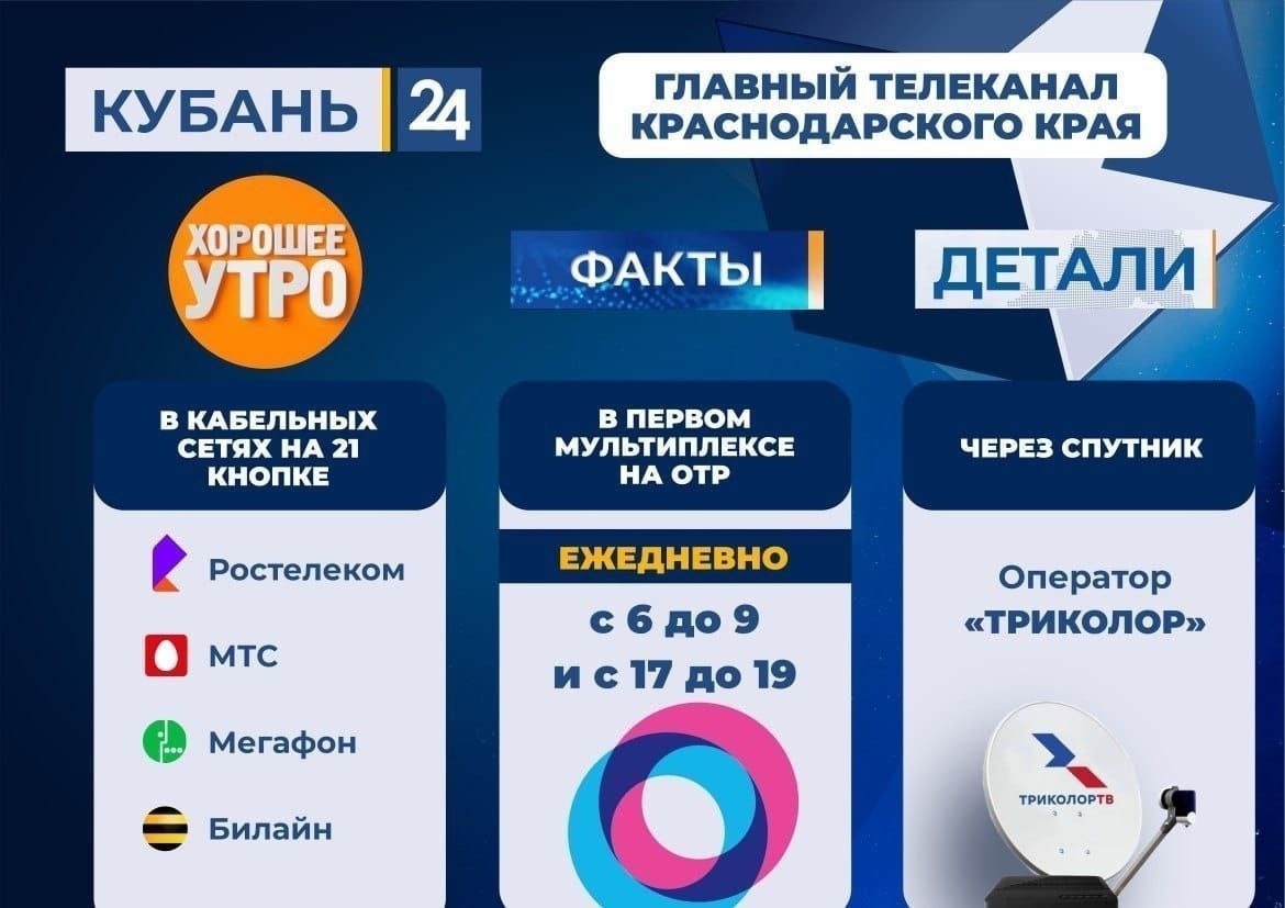 «Кубань 24» — главный телеканал Краснодарского края