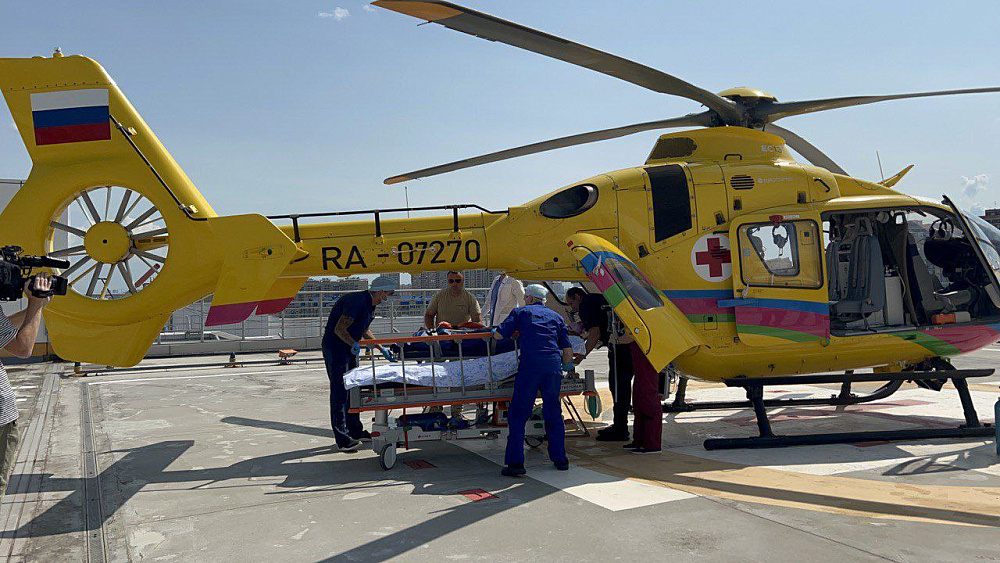 Два вертолета санавиации используют на Кубани для экстренной помощи «тяжелым» пациентам