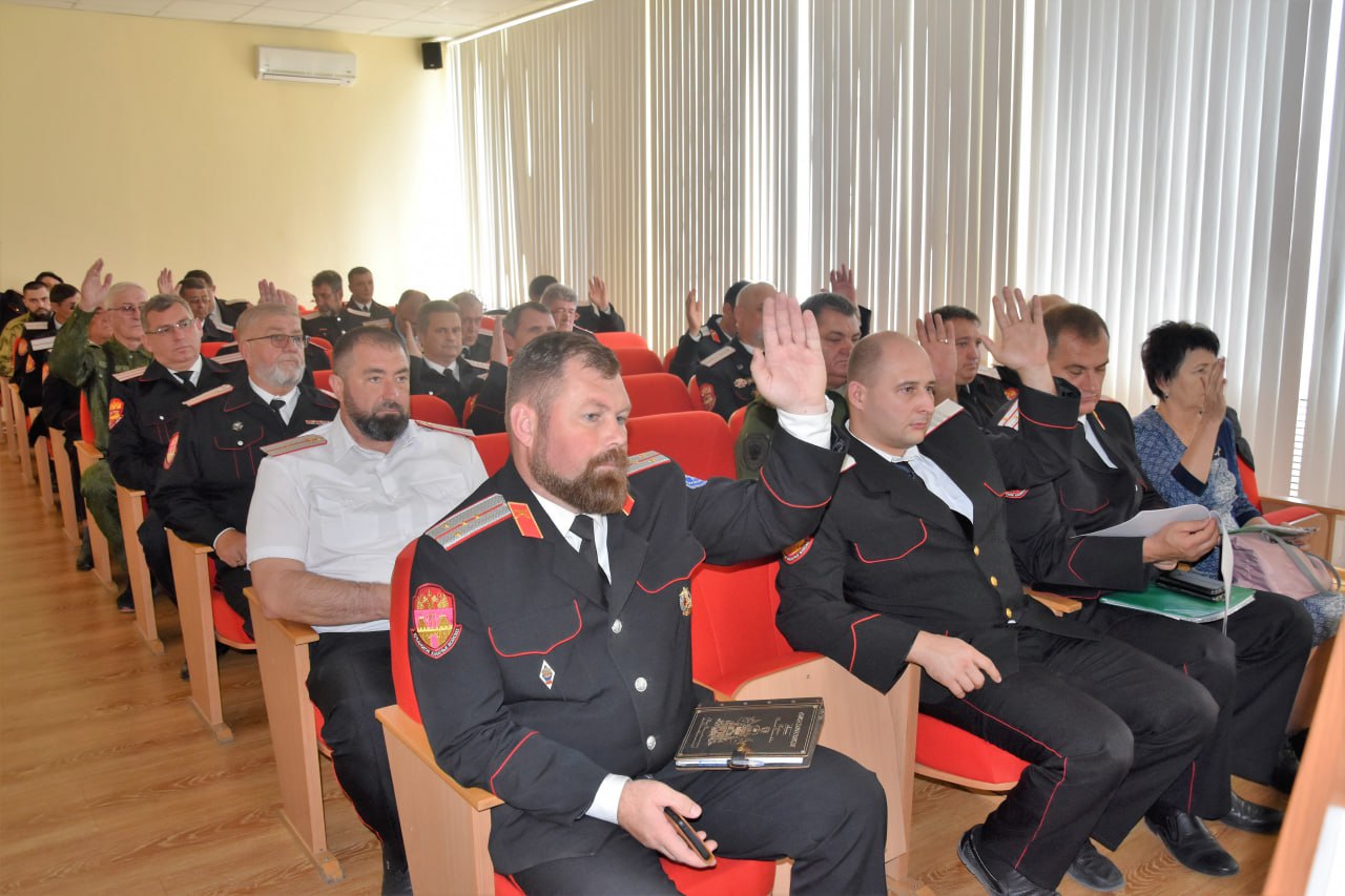 Абинское РКО приняло участие в заседании Правления Таманского казачьего отдела.