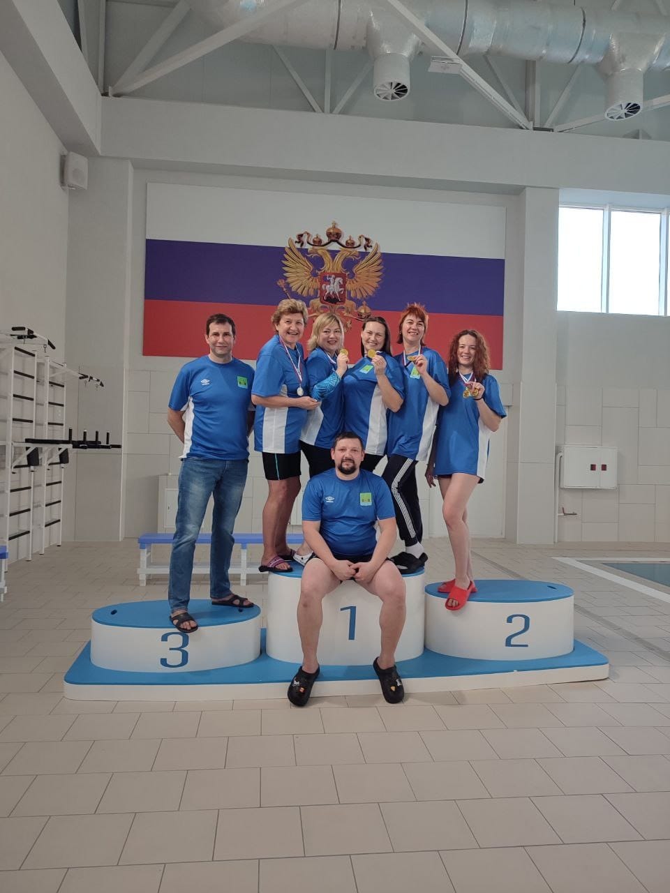 Сборная района приняла участие в межрегиональных соревнованиях открытого старта «Заплыв в Посейдоне»