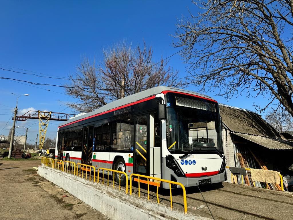 Первый белорусский электробус доставили в Краснодар