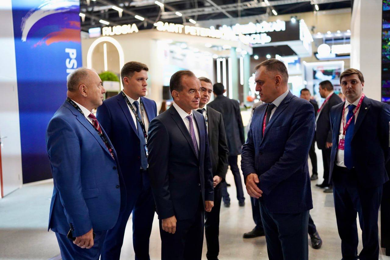 Делегация Краснодарского края активно участвует в выставке «Иннопром»